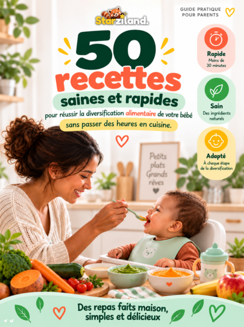 50 recettes saines & rapides pour réussir la diversification alimentaire de votre bébé